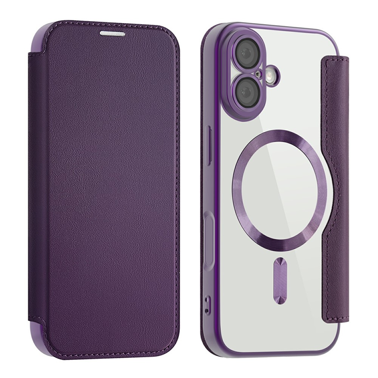 AMORUS iPhone 17 Plånboksfodral MagSafe RFID Blocking - Lila | 2353 | AlltMobil