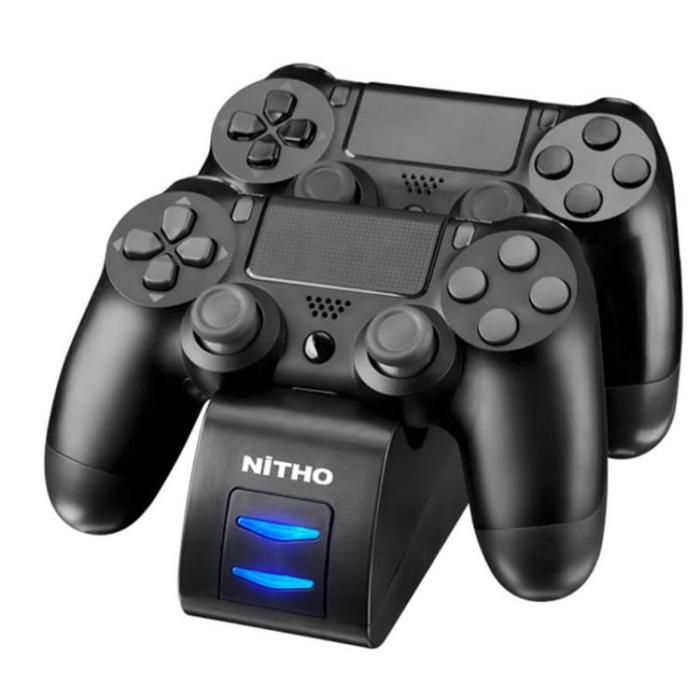UTGATT1 - NITHO Laddare för Handkontroll PS4 Dual