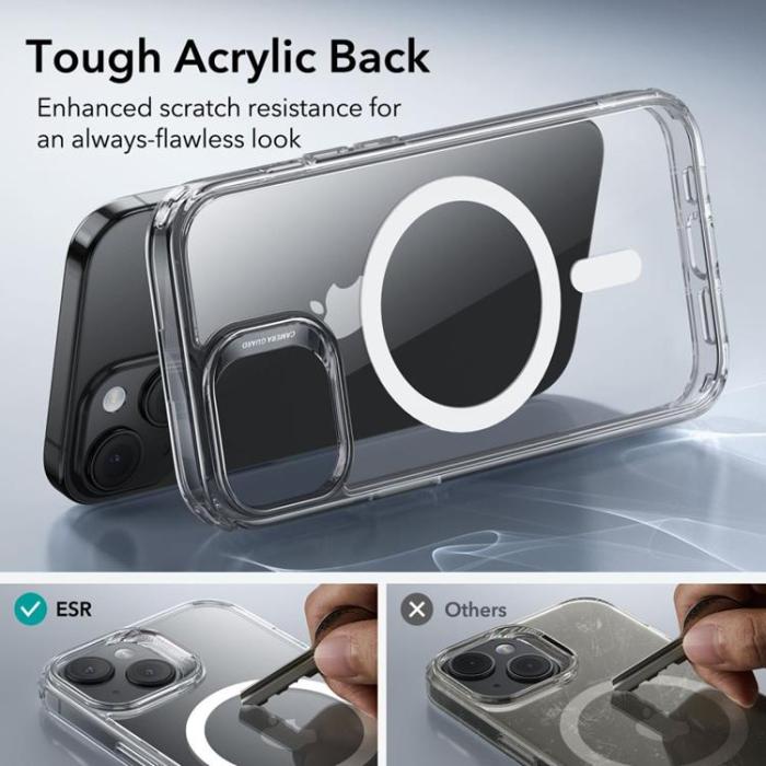 ESR - ESR iPhone 15 Mobilskal Magsafe CH Halolock - Clear