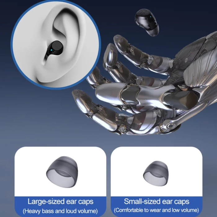 A-One Brand - Singel Mini Bluetooth In-Ear Trådlösa Hörlurar Q1 - Rosa
