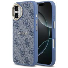 Guess - Guess iPhone 17 Mobilskal MagSafe 4G PU Classic Logo - Blå