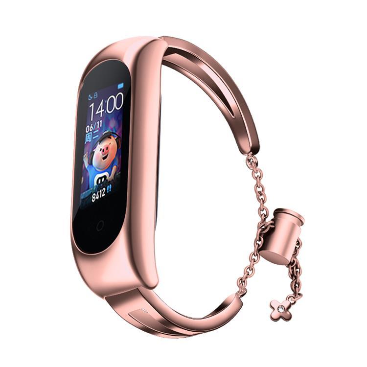 Metall Ersättningsarmband till Xiaomi Mi Band 6/5/4/3 - Rosa | 5123 | AlltMobil