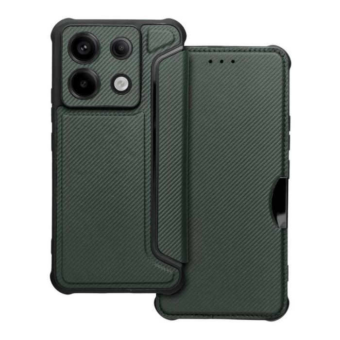 OEM - Xiaomi Redmi Note 13 Pro 5G Plånboksfodral Razor - Grön