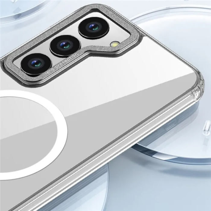 OEM - Galaxy S23 Mobilskal Magsafe Magnetic Hybrid - Silver