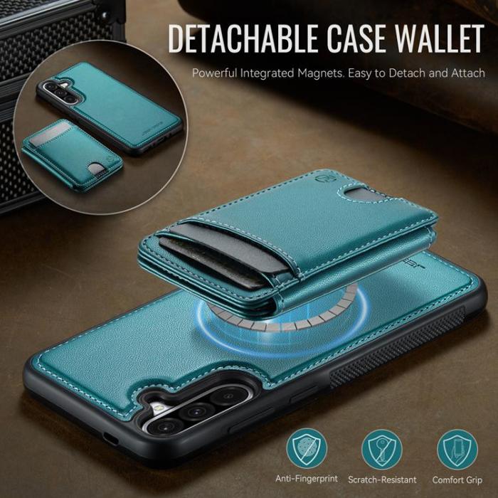 OEM - JEEHOOD Samsung Galaxy A36 5G Mobilskal KonstLäder - Blå