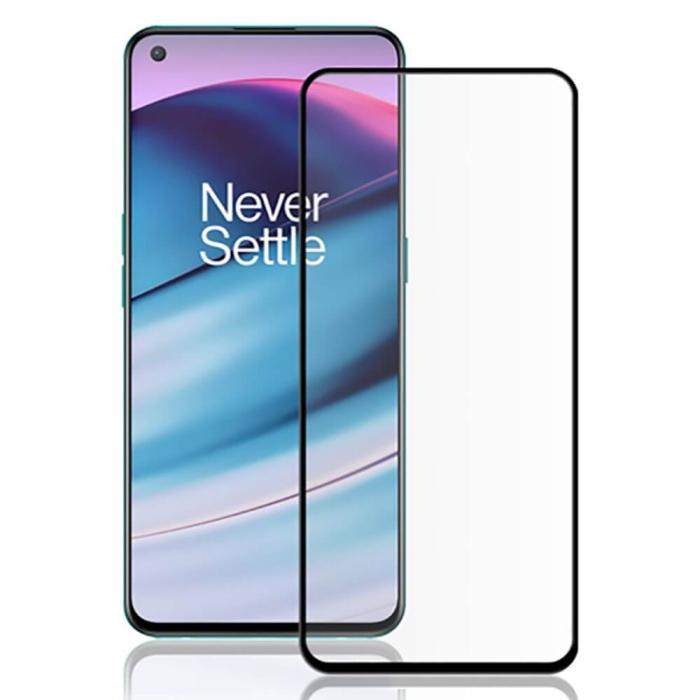 Mocolo - Mocolo Härdat Glas Skärmskydd till Oneplus Nord CE 5G - Svart