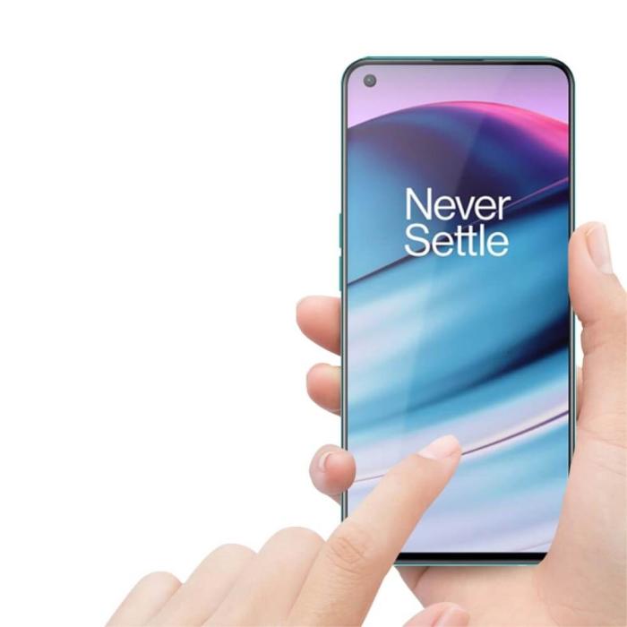 Mocolo - Mocolo Härdat Glas Skärmskydd till Oneplus Nord CE 5G - Svart
