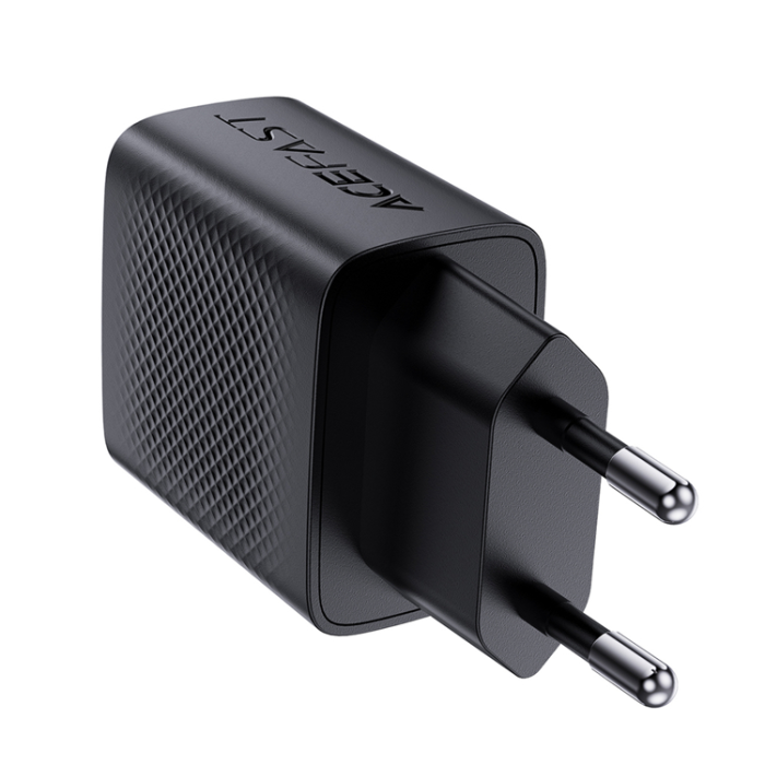 Acefast - Acefast Väggladdare USB-A/USB-C 20W A78 - Svart