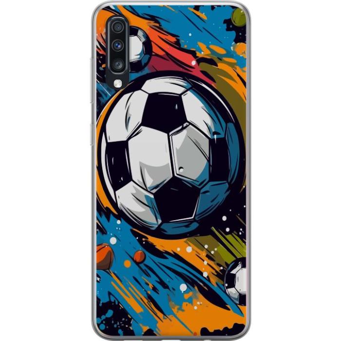 iSecrets - Mobilskal till Samsung Galaxy A70 med Fotbollar