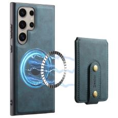 DENIOR - DENIOR D14 Samsung Galaxy S23 Ultra Magnetiskt Fodral PU+PC Bl&aring;