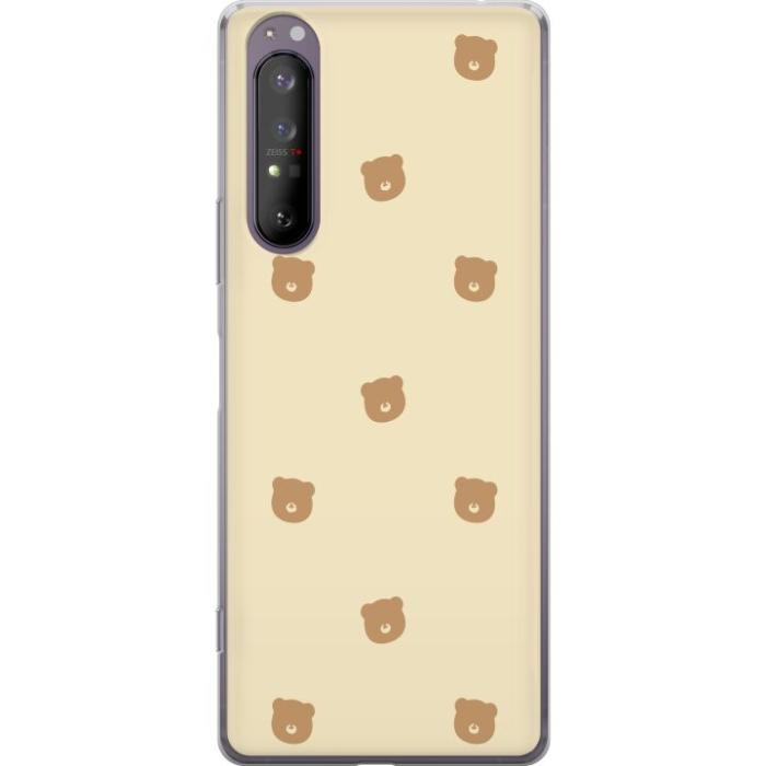 iSecrets - Mobilskal till Sony Xperia 1 II med Björnmönster