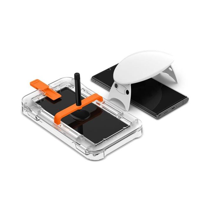 UTGATT1 - Spigen Härdat glas Platinum Galaxy S22 Ultra - Transparent