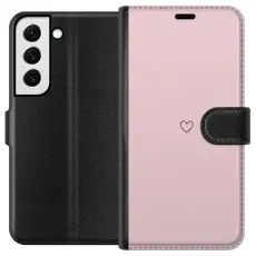 Gustaf - Pl&aring;nboksfodral till Samsung Galaxy S22+ 5G med Litet Hj&auml;rta