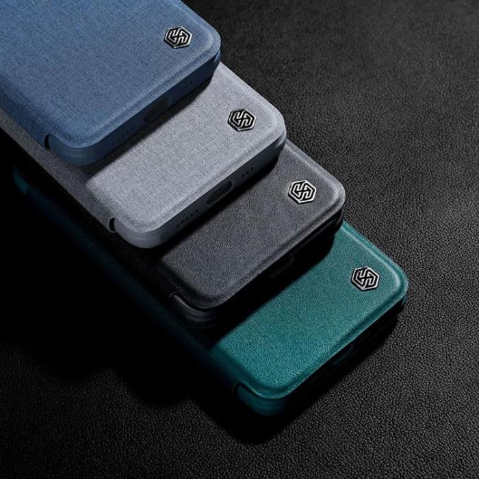 Nillkin - Nillkin iPhone 14 Plus Plånboksfodral QinPro Läder Plain - Classic Svart