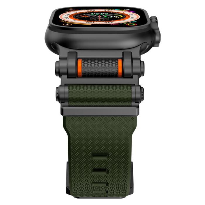Boom of Sweden - Apple Watch Ultra 2 (49mm) Armband Rotation Axis Silikon - Grön