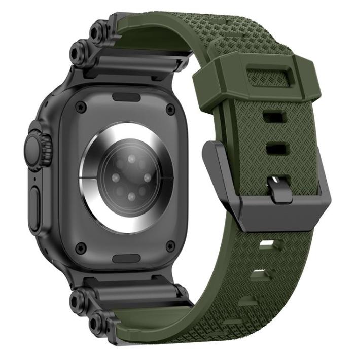Boom of Sweden - Apple Watch Ultra 2 (49mm) Armband Rotation Axis Silikon - Grön