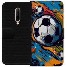 iSecrets - Pl&aring;nboksfodral till OnePlus 7 Pro med Fotbollar