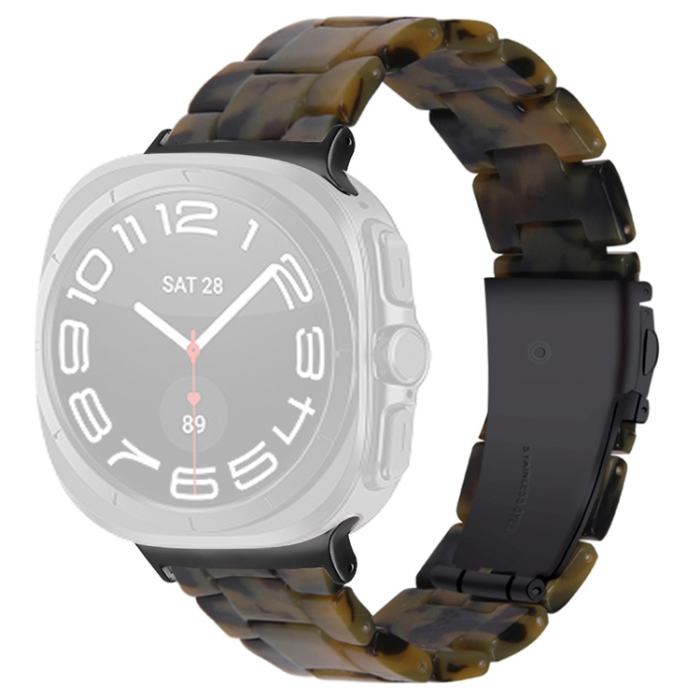 A-One Brand - Galaxy Watch 8/8 Classic (40/44/46mm) Armband Acrylic Resin - Army Grön