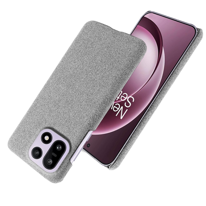 A-One Brand - OnePlus 15 5G Mobilskal Cloth Texture Anti-Scratch - Grå