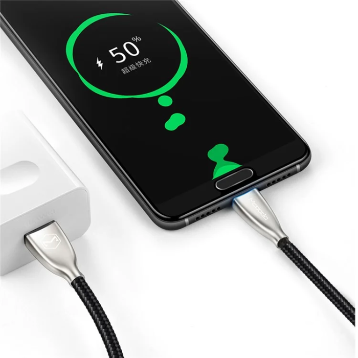 MCDODO - MCDODO USB-A - USB-C 5A Kabel 1m CA-542 - Svart