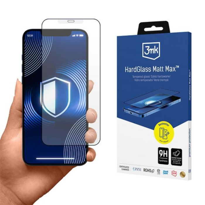 3MK - 3MK iPhone 14 Pro Härdat glas Skärmskydd Matt Max