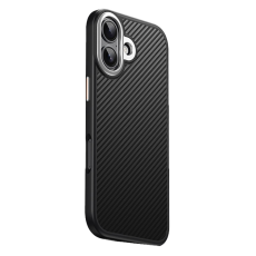 A-One Brand - iPhone 17 Mobilskal MagSafe Carbon Fiber Texture - Svart/Silver
