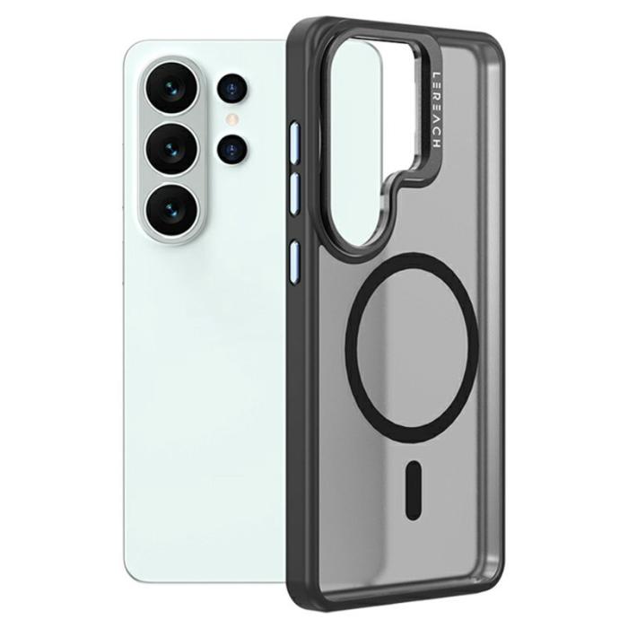 LeReach - LeReach Mobilskal för Samsung Galaxy S26 Ultra Magnetiskt Kickstand TPU - Svart