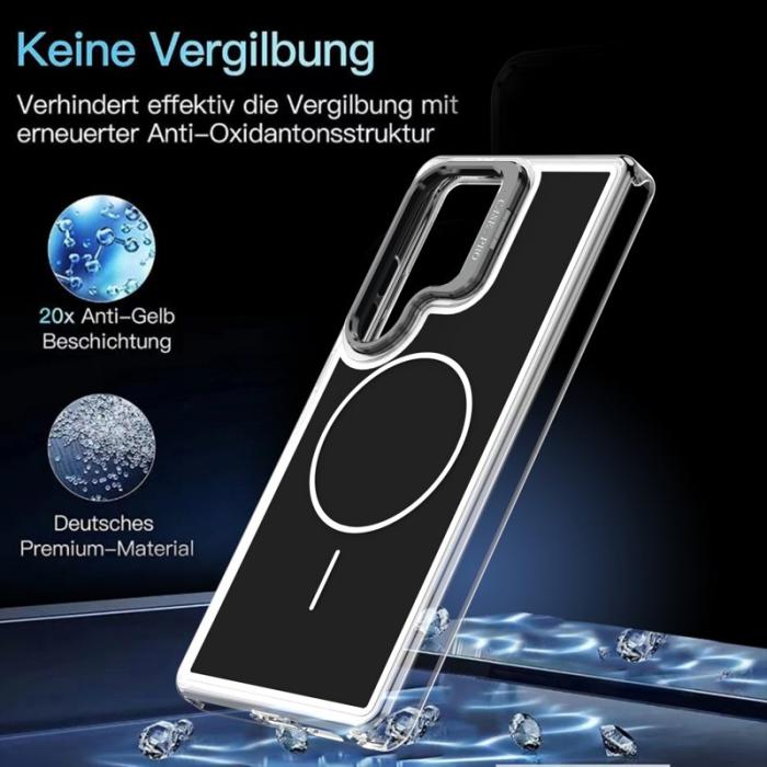 OEM - Mobilskal för Samsung Galaxy S26 Ultra Magnetiskt Kickstand TPU - Svart