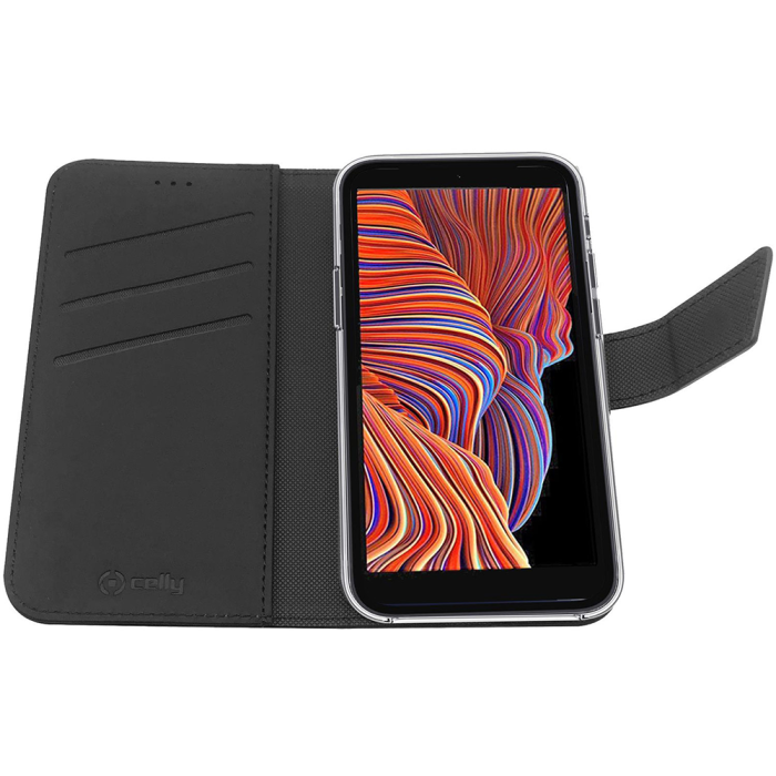 Celly - CELLY Wallet Case Galaxy Xcover 5 - Svart