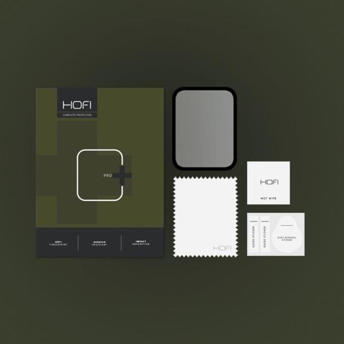 Hofi - Hofi Amazfit Bip 3/3 Pro Härdat Glas Skärmskydd Hybrid Pro Plus - Svart