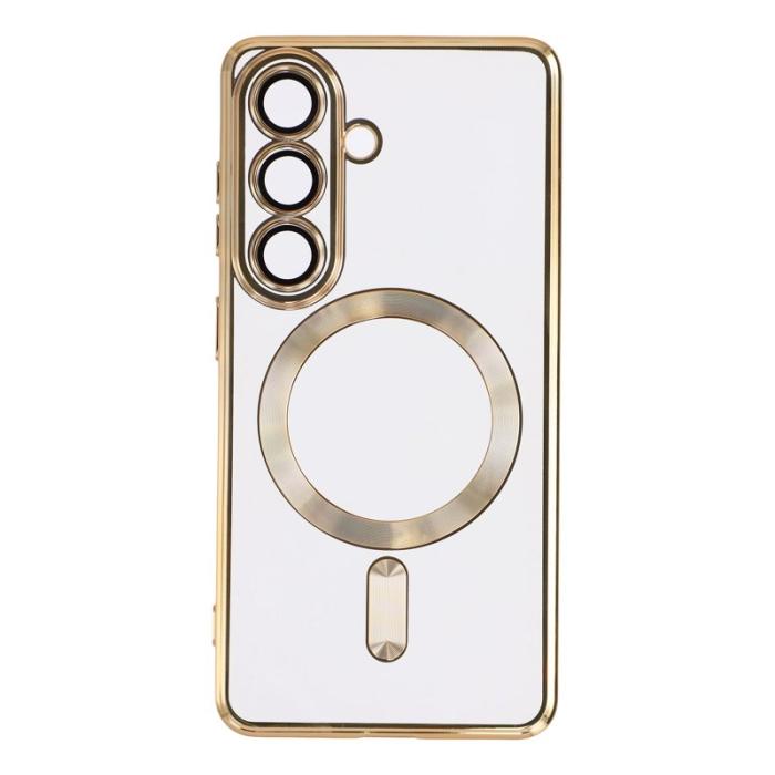 X-Level - X-Level Mobilskal för Samsung Galaxy S26 Magnetiskt TPU Transparent - Guld