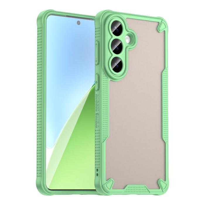 OEM - Mobilskal för Samsung Galaxy S26 Plus PC + TPU Semi-Transparent - Grön