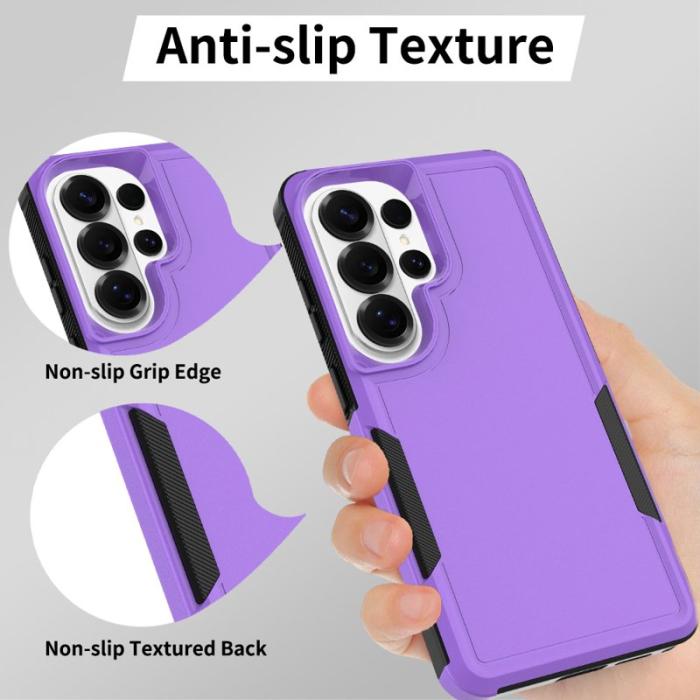 OEM - Mobilskal för Samsung Galaxy S26 Ultra PC + TPU Stöttålig - Lila