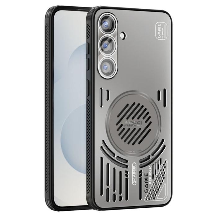 ABEEL - ABEEL Magnetic Skal för Samsung Galaxy S25+ Aluminium Titangrå