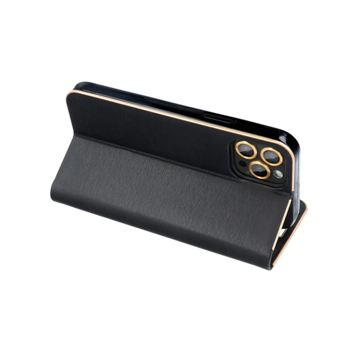 OEM - Xiaomi Redmi Note 14 5G Plånboksfodral Luna Guld - Svart