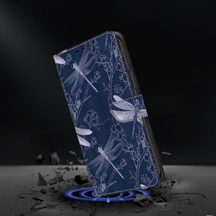 OEM - Samsung Galaxy S26 Plånboksfodral Mönstertryck Konstläder Flip Ställ - Dragonfly