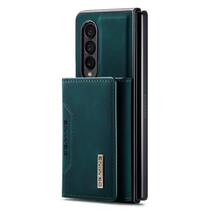DG.MING - DG.MING Galaxy Z Fold 3 Plånboksfodral M2 Magnetic Kickstand - Grön