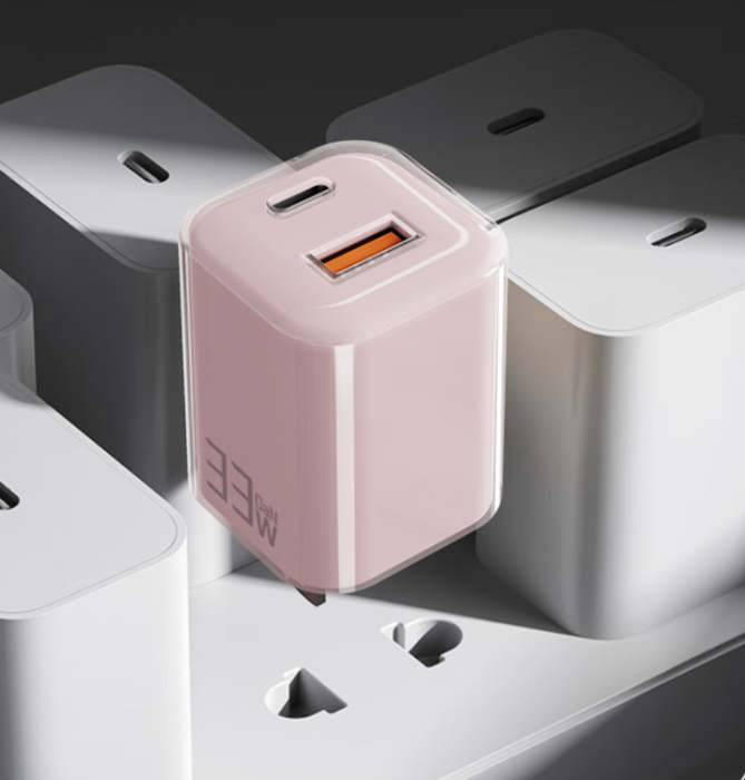 A-One Brand - Snabbladdare 33W USB-C - USB-A EU PD Nano