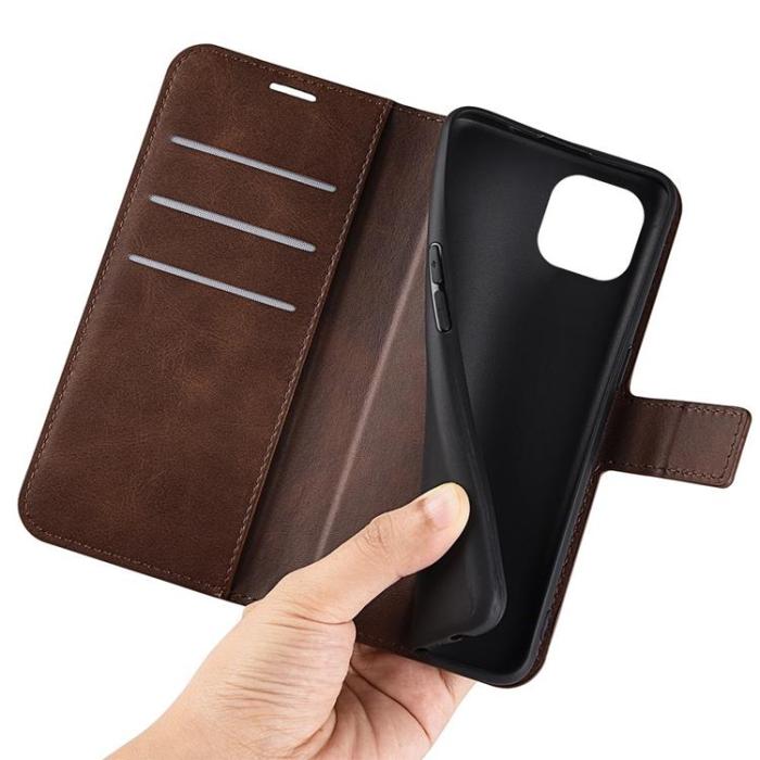 OEM - Flip Folio iPhone 14 Plus Plånboksfodral - Mörkbrun