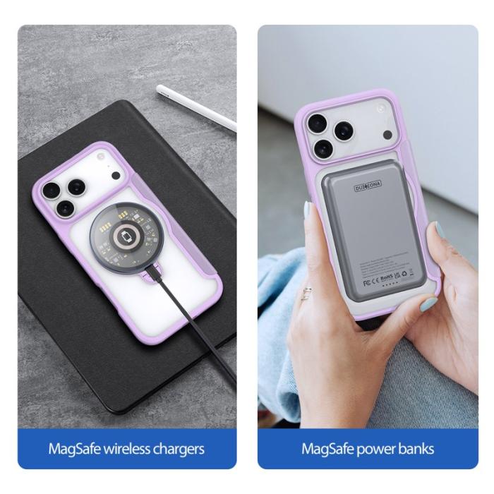 Dux Ducis - DUX DUCIS iPhone 17 Pro Fodral - Lila Rosa