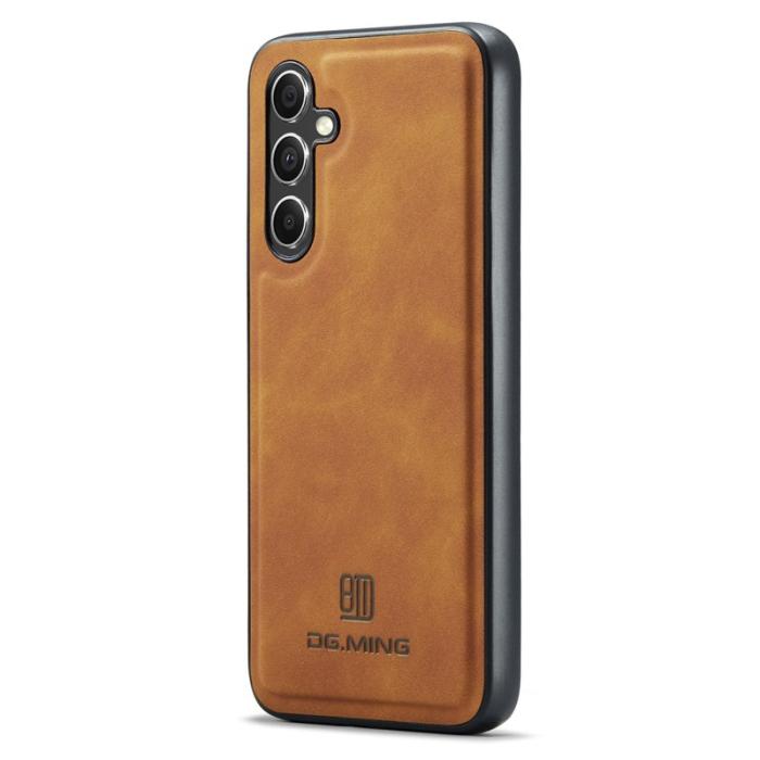 DG.MING - DG.MING Mobilskal till Samsung Galaxy A36 5G PU Läder Brun