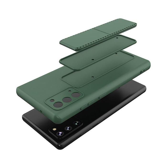 Wozinsky - Wozinsky Kickstand SilikonSkal Samsung Galaxy Note 20 - Blå