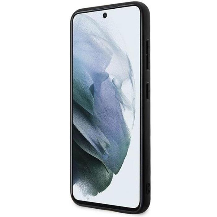 BMW - BMW Galaxy S23 Plus Skal Läder Stamp Tricolor - Svart