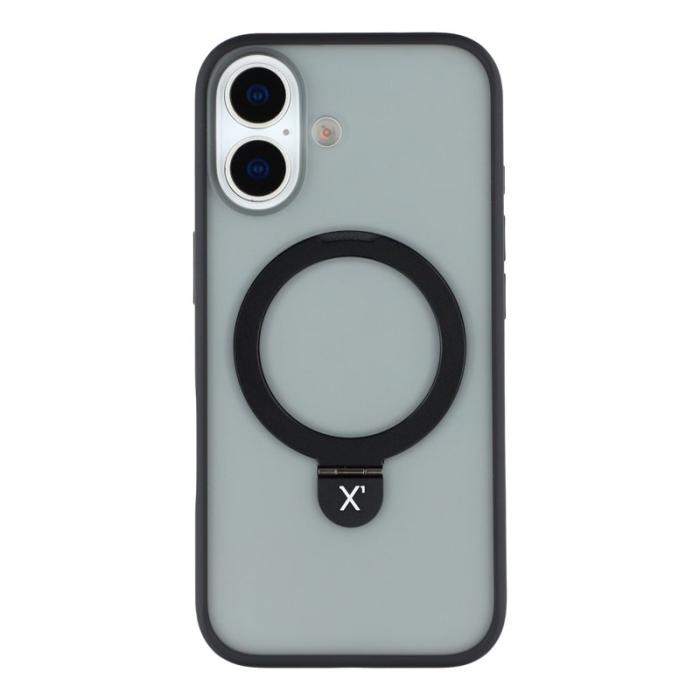 X-Level - X-LEVEL Mobilskal till iPhone 17 Metal Kickstand TPU PC Svart
