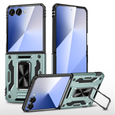 A-One Brand - Galaxy Z Flip7 5G Mobilskal Kickstand Slide - Grön