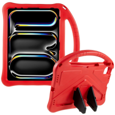 A-One Brand - iPad Pro 11” (2024) Skal EVA Kickstand - Röd