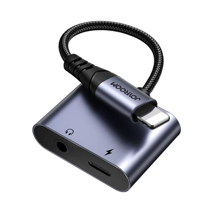 Joyroom - Joyroom 2in1 Lightning/Lightning/3.5 mm Mini Jack DAC Adapter