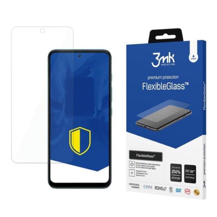 3MK - 3MK Motorola Moto G71 5G Hybrid Okrossbart Glas FlexibleGlass