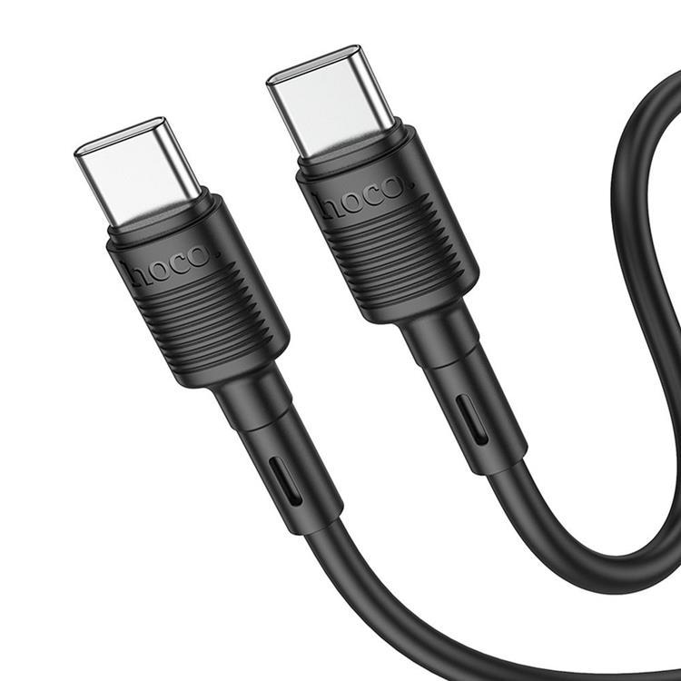 HOCO USB-C Till USB-C 60W Kabel 1m PD 3A X83 - Svart | 3541 | AlltMobil