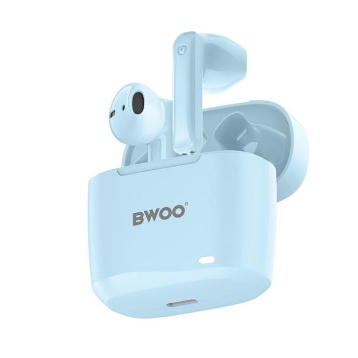 BWOO - BWOO TWS In-Ear Hörlurar Trådlösa Bluetooth BW94 - Blå